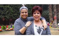 رجاء الجداوي وابنتها
