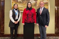 وزيرة التضامن و المدير الإقليمي لبرنامج الأمم المتحدة للمتطوعين