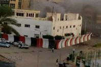 حريق بقسم شرطة الزهور