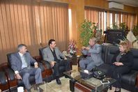 يس طاهر يستقبل عضو اللجنة الاقتصادية بالبرلمان 
