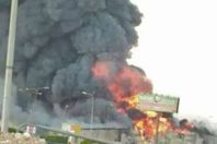 حريق العبور