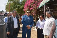 محافظ الوادي يتفقد سوق البساتين القديم