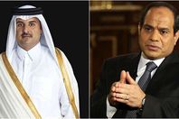 أمير قطر و السيسى