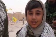 احد الأطفال المشاركين فى الحرب