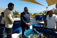 صور المحافظ أثناء التفقد