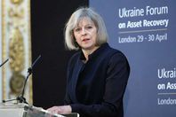 رئيسة الوزراء البريطانية، تيريزا ماي

