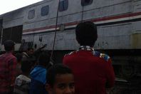 حريق  قطار المناشي