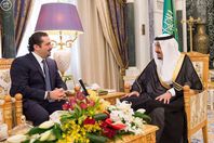 الملك سلمان وسعد الحريري
