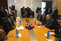 سامح شكري مع نظيره الأثيوبي