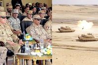 رئيس الأركان وقادة الدول بدرع العرب 1