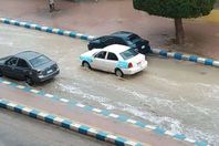 أمطار غزيرة على مطروح