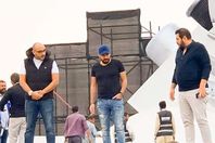 تجهيزات لحفل محمد رمضان