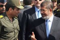 الرئيس عبد الفتاح السيسي و الراحل محمد مرسي