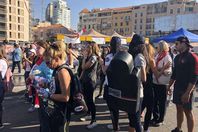 العرض المدني في مظاهرات لبنان