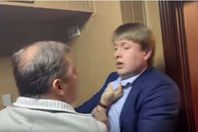 معركة في مطار كييف