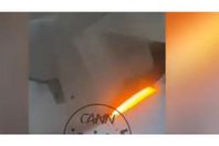 شتعال محرك طائرة ركاب إيرانية