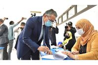وزير السياحة و الاثار يدلي بصوته في انتخابات مجلس النواب