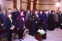 وزيرة التضامن الاجتماعي و  البابا تواضروس الثاني