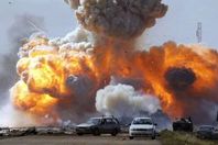 حريق ضخم شمالي بريطانيا