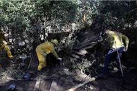 انهيارات ارضية فى كاليفورنيا