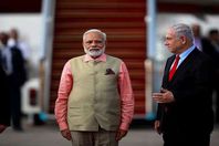 نتنياهو خلال زيارته للهند