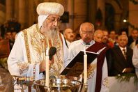 بالصورتواضرواس يصلى عيد الغطاس بالأسكندرية