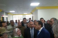 وزير الصحة في مستشفى بنى سويف استعدادا لافتتاح «السيسي»