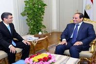 الرئيس السيسي والكاتب الصحفي ياسر رزق