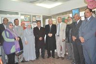 محافظ المنيا فى معرض حب مصر