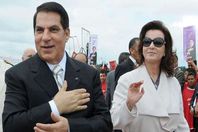 الرئيس السابق زين العابدين بن على وزوجته