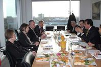 اجتماع وزير التعليم العالى مع مسئولى جامعة ليفربول