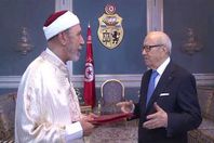 مفتى تونس مع الرئيس التونسى