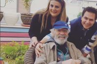 محمود ياسين وعائلته