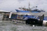 تصادم السفينتين قبالة الساحل الشرقى للصين