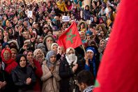 بالصور.. مظاهرات حاشدة  في المغرب  احتجاجا علي مناجم الموت