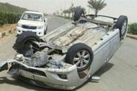 انقلاب سيارة 
