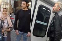 الفتاة المسلمة التى تعرضت للاعتداء داخل قطار سريع