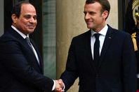 الرئيس السيسي و نظيره الفرنسي