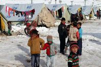 مخيمات السوريين فى البرد