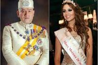 ملك ماليزيا وملكة جمال روسيا