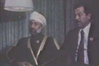 صدام وقابوس