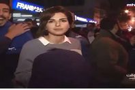 التحرش بمذيعة