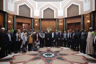 الطيب خلال استقباله اليوم بمشيخة الأزهر، وفدًا من الإعلاميين الأفارقة