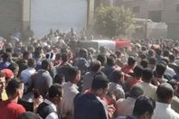 جنازة شهيد الوطن بالمنيا