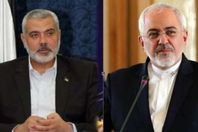 هنية يعزي ظريف في مقتل سليماني