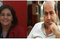 الناقد طارق الشناوي و الدكتورة هويدا مصطفي 

