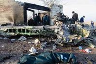 تحطة الطائرة الأوكرانية