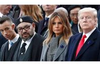 الرئيس الأمريكي  و  ملك المغرب