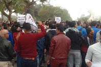 مسيرة  جامعة المنيا