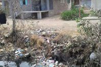 القمامه تغزو ترع الرحمانيه